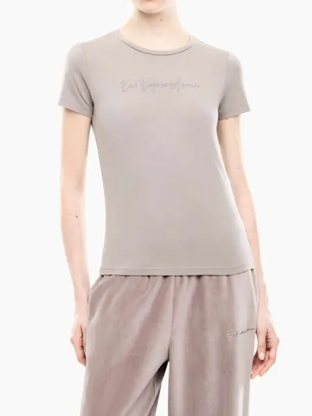 Tricou Train Athletic Velour W Slim Fit Ss