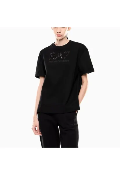 Tricou  TRAIN LOGO SERIES W TEE SS CRYSTAL-7W000540-AF12957-UC001