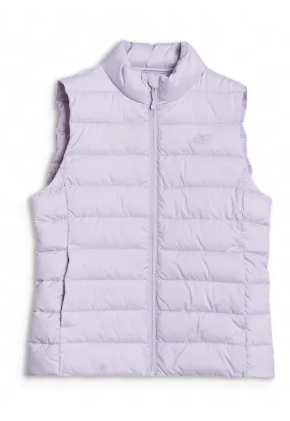 Vesta sport dama  puf sintetic - violet - croiala slim - material ripstop